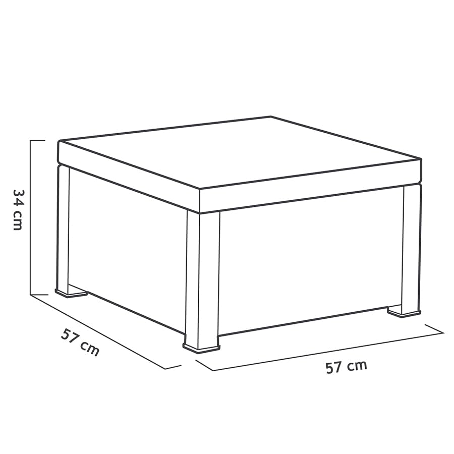 Shaf Oasis Set Exterior 5 Plazas, Materiales Reciclados, Color Grafito
