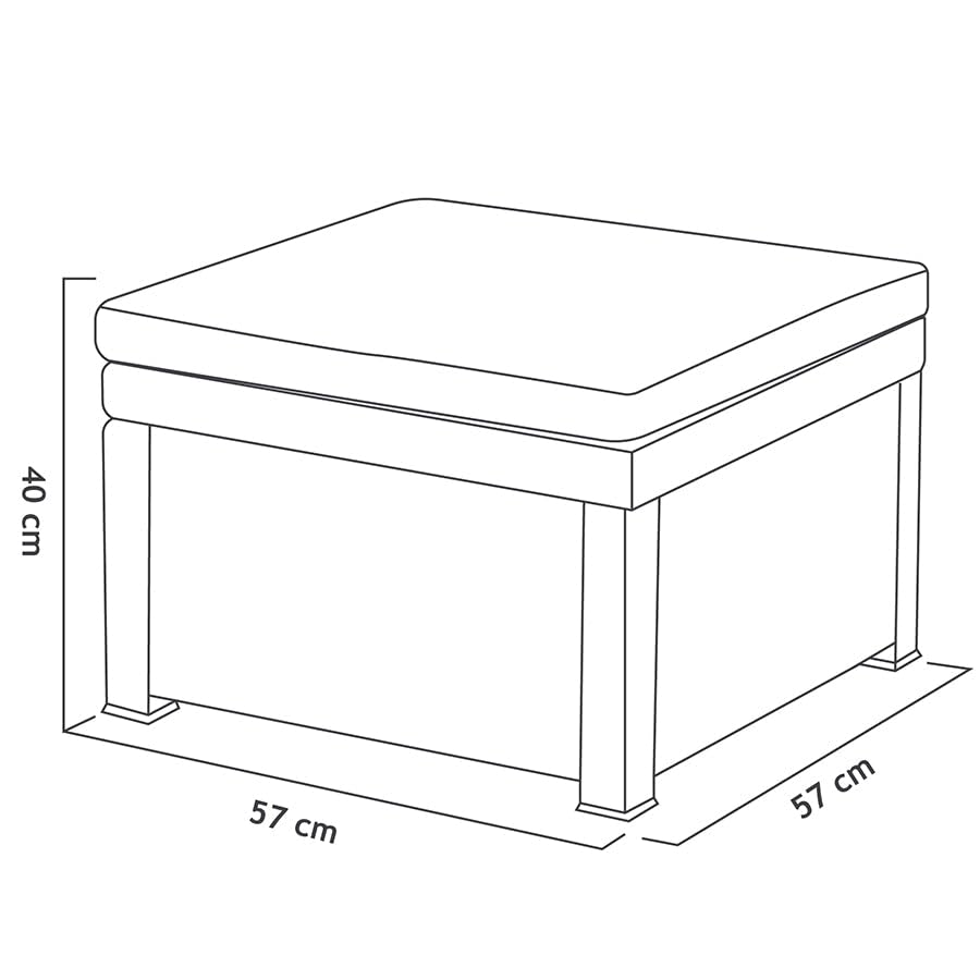 Shaf Manhattan Set Jardín Grafito, Materiales Reciclados, Fabricado España